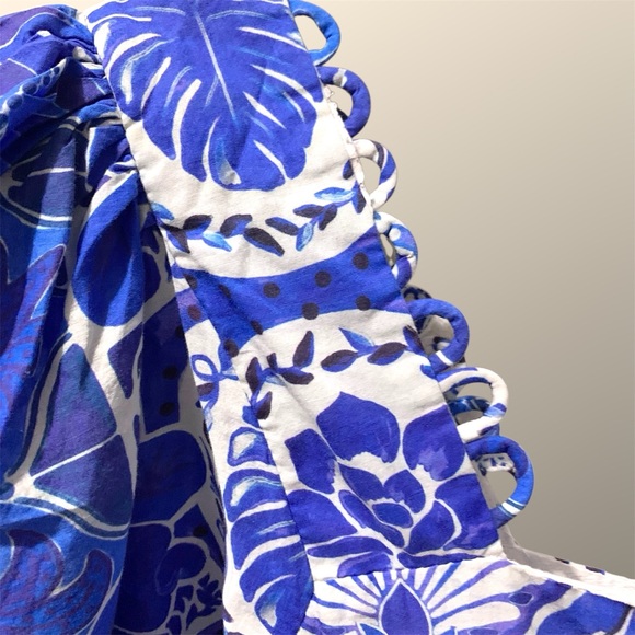 FARM rio puff sleeve cotton tile blouse - Picture 9 of 12